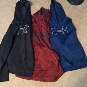 Under Armor bundle of 3 hoodies